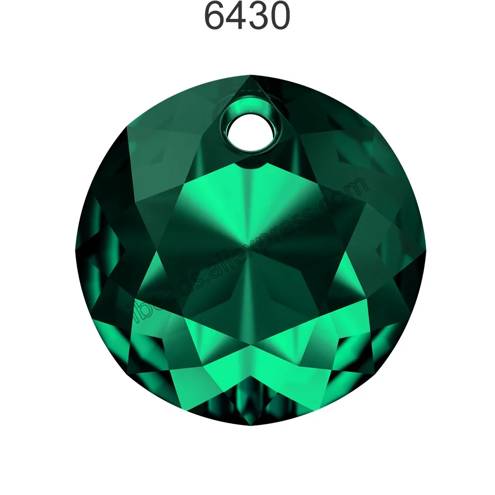 Emerald 205 Новая(1 шт) с украшением в виде кристаллов от Swarovski 6430 классического кроя кулон сделано в Австрии свободные бусины для бижутерии, материал для рукоделия - Цвет: Emerald 205