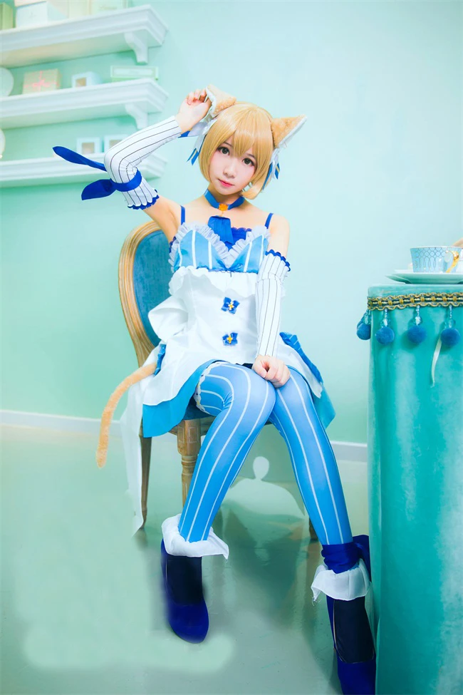 Re: жизнь в другом мире от Zero Re: Zero костюм Феликс Аргайл косплей костюм с носками и ушками и хвостом
