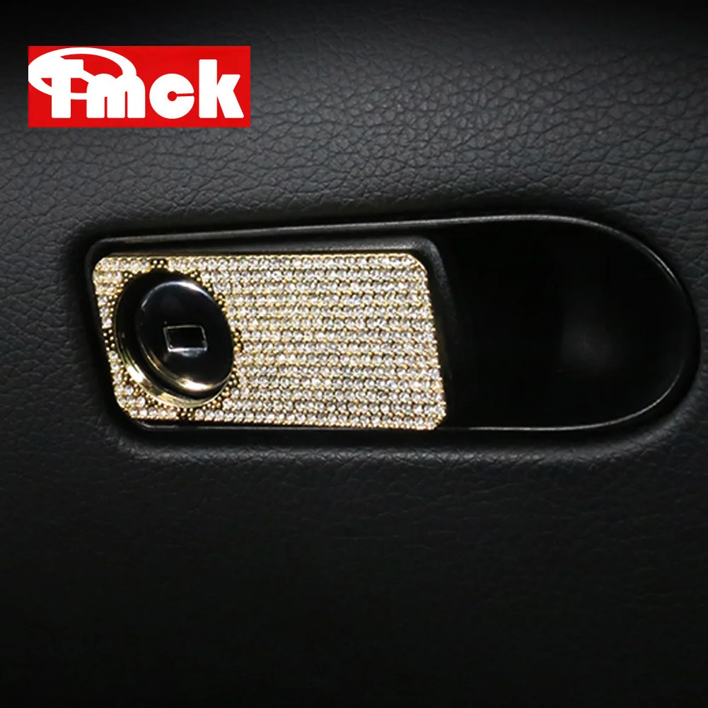Для Mercedes Benz C E ML GL CLK CLS GLC класс W205 W213 X204 W218 X253 W166 X166 автомобильный ящик для инструментов ручка Крышка отделка Блестки наклейка