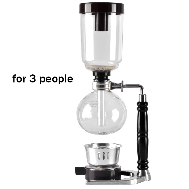 Syphon Pot C Кофейная сифонная кастрюля термостойкая стеклянная сифонная Кофеварка сифонные вакуумные кастрюли 3-5 чашек сифонная кофемашина аксессуары для кафе - Цвет: Syphon Pot C