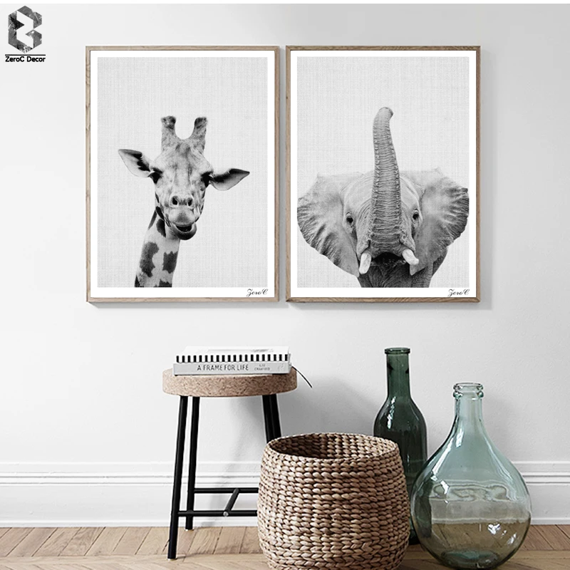 Скандинавские черно-белые плакаты и принты настенная живопись на холсте картина