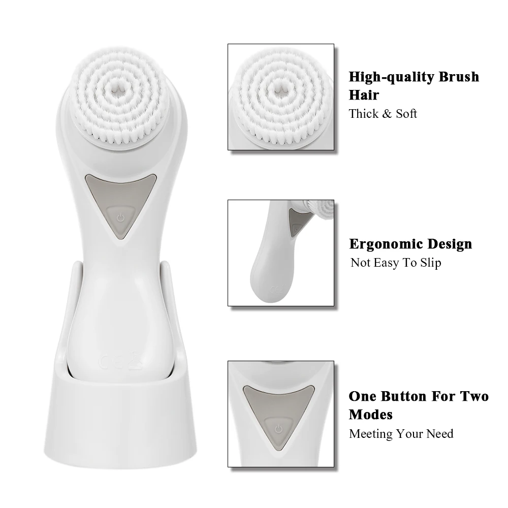 Ультразвуковая электрическая щетка для лица Очищение тела глубокой очистки