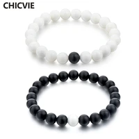 chicvie vintage jewelry natural stone beads bracelet bangles for women mens lovers gift bracelet femme drop shipping sbr160307