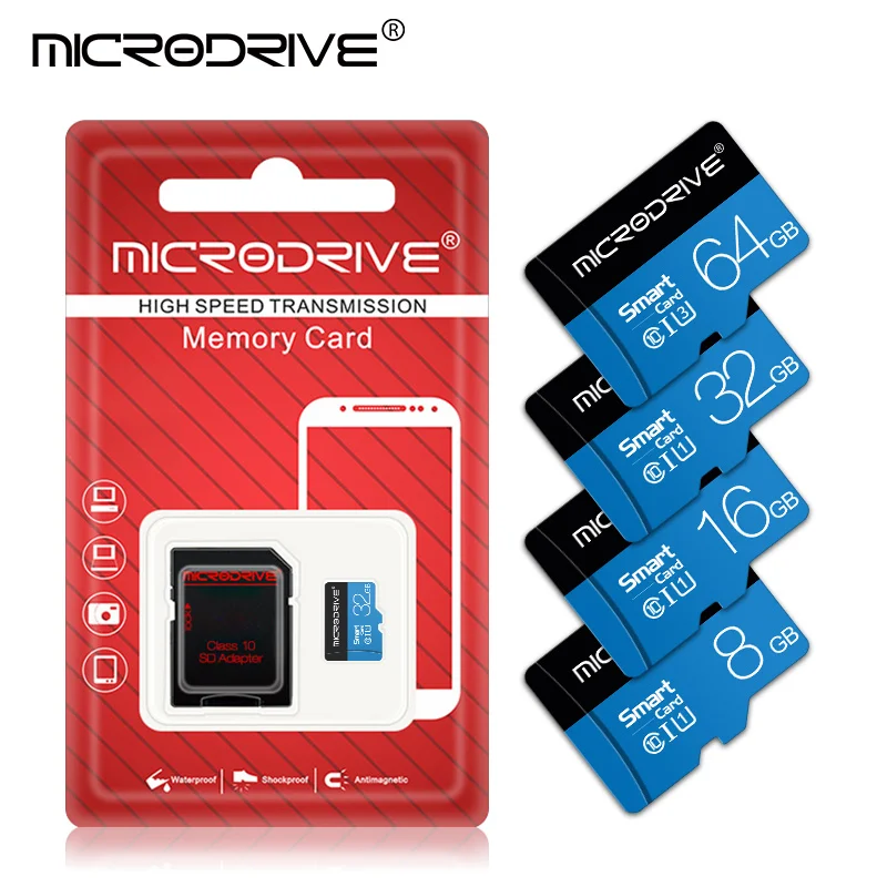 Высокоскоростная карта micro sd, 8 ГБ, 16 ГБ, 32 ГБ, 64 ГБ, 128 ГБ, класс 10, usb флеш-накопитель, карта памяти, Microsd, sd-карта для смартфонов