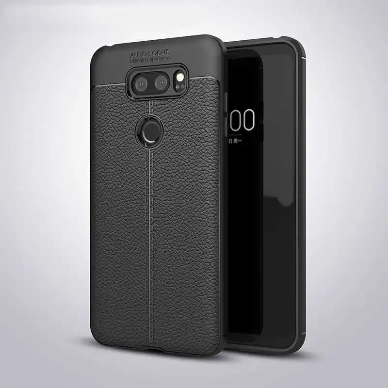 

Mokoemi Fashion Lichee Pattern Shock Proof Soft 6.0"For LG V30 Case For LG V30 Plus Cell Phone Case Cover