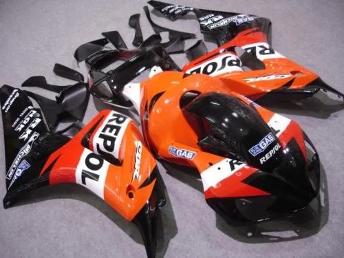 

Dor-Custom Injection molding fairings set for CBR 1000 RR 2006 2007 CBR1000RR 06 07 CBR 1000RR Orange Black REPSOL