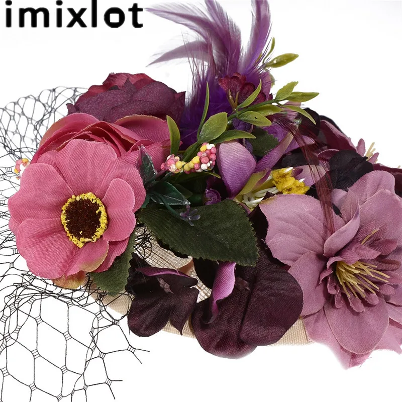 Свадебные аксессуары для волос заколки с тканевыми цветами свадебные зажимы