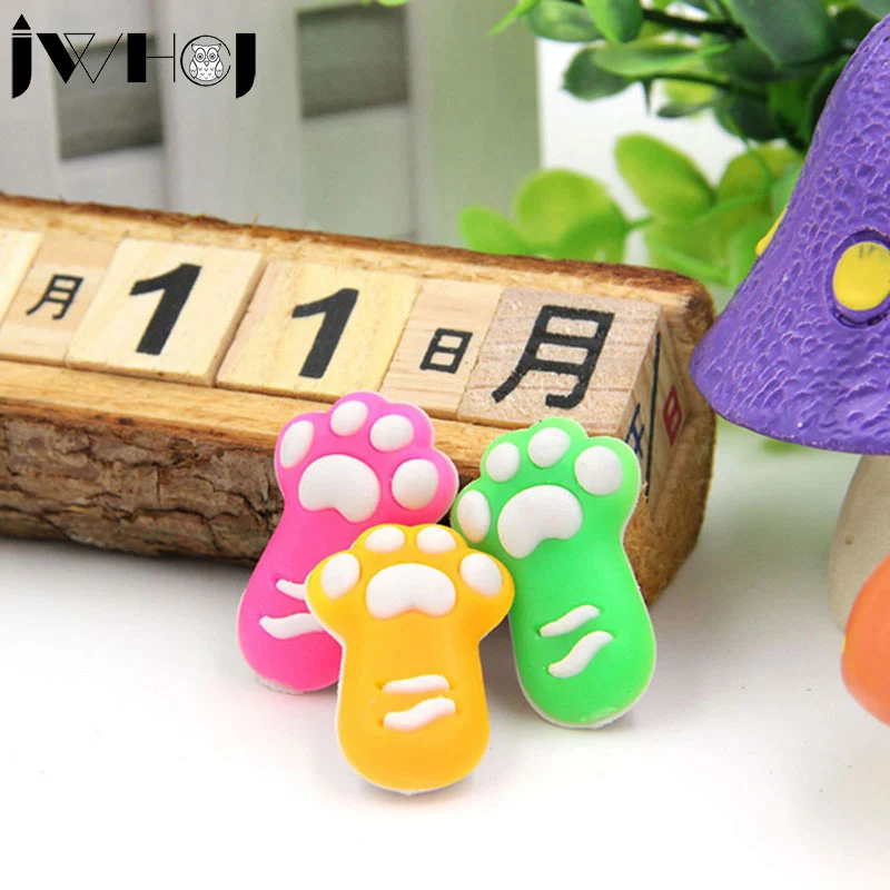 6 шт./лот новинка милый светящийся резиновый ластик креативные принадлежности