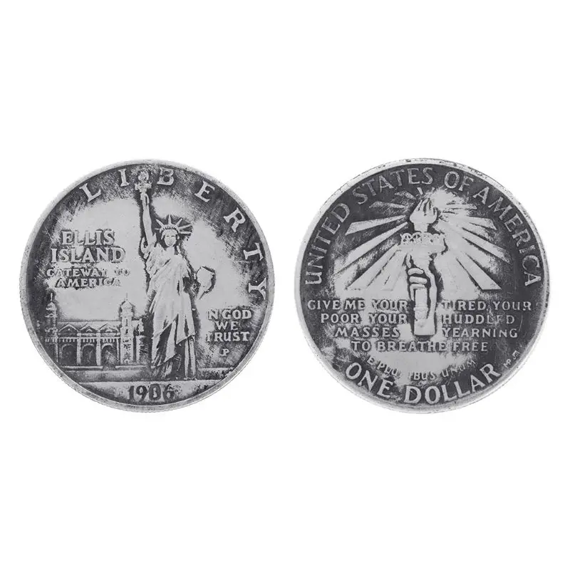 1906 статуя свободы США с фонарь памятная монета|Безвалютные монеты| |