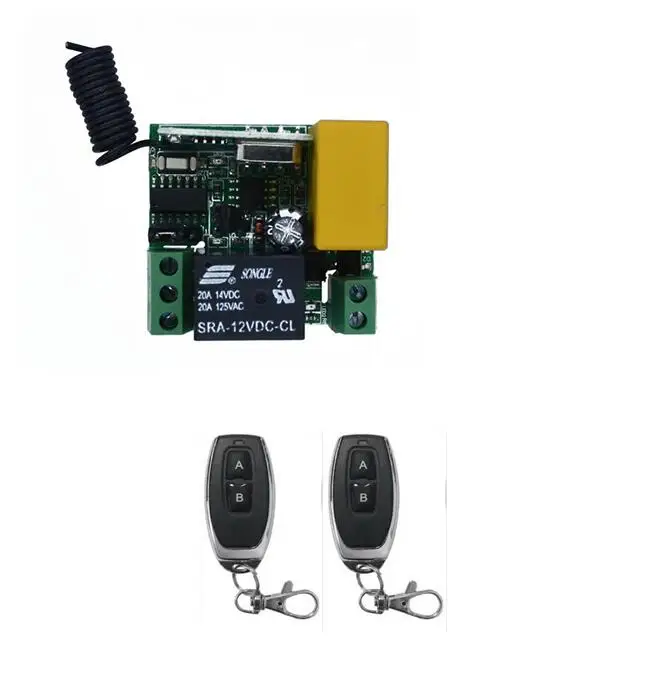AC220V 1ch RF беспроводной мини переключатель teleswitch релейный приемник Пульт