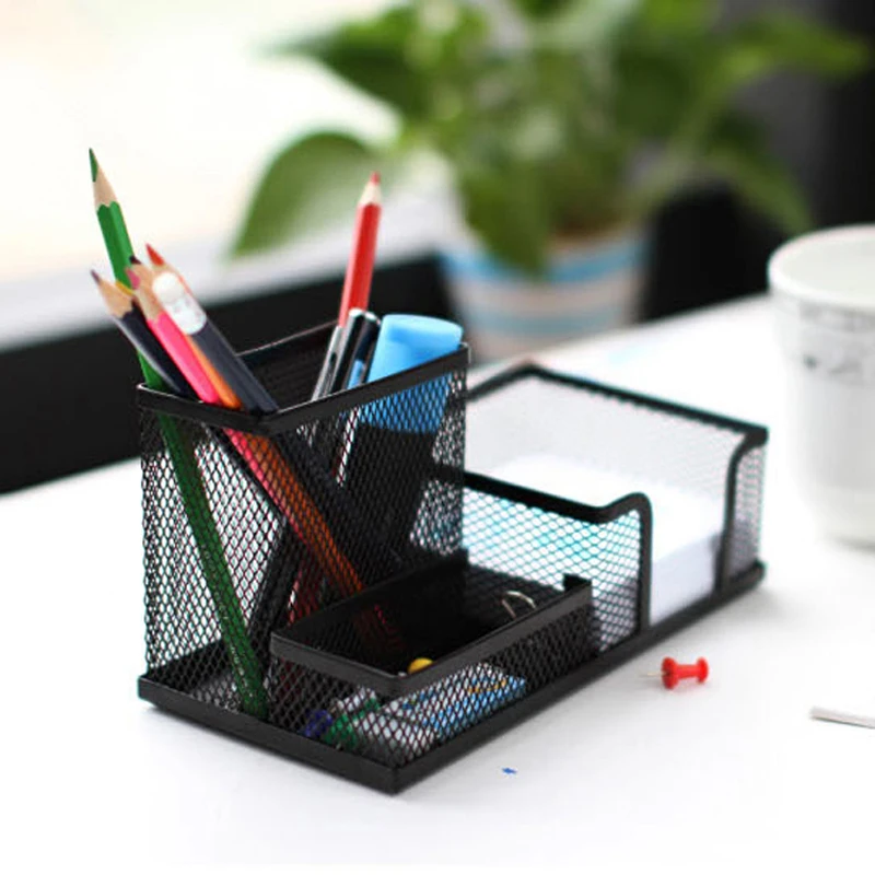 Доступный студенческий офисный стол 3 отсека металлический держатель ручки