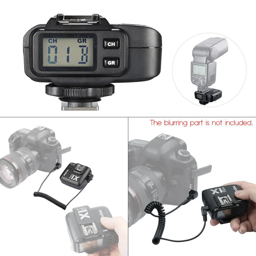 Godox X1C X1R C TTL 2 4G беспроводной приемник для камер Canon серии 1000D 600D 700D 650D 100D 550D 500D 450D 400D