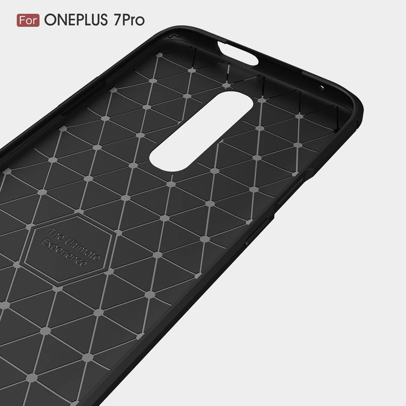 Чехол для Oneplus 7Pro/1 + 7Pro противоударный бампер из углеродного волокна прочный