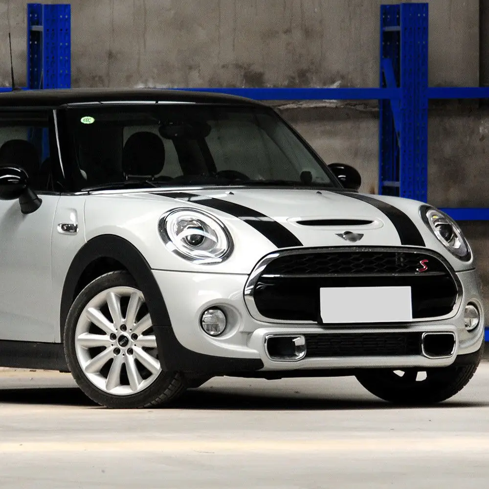 Набор стикеров в полоску Виниловая наклейка для Mini Cooper F55 F56 наклейки багажника