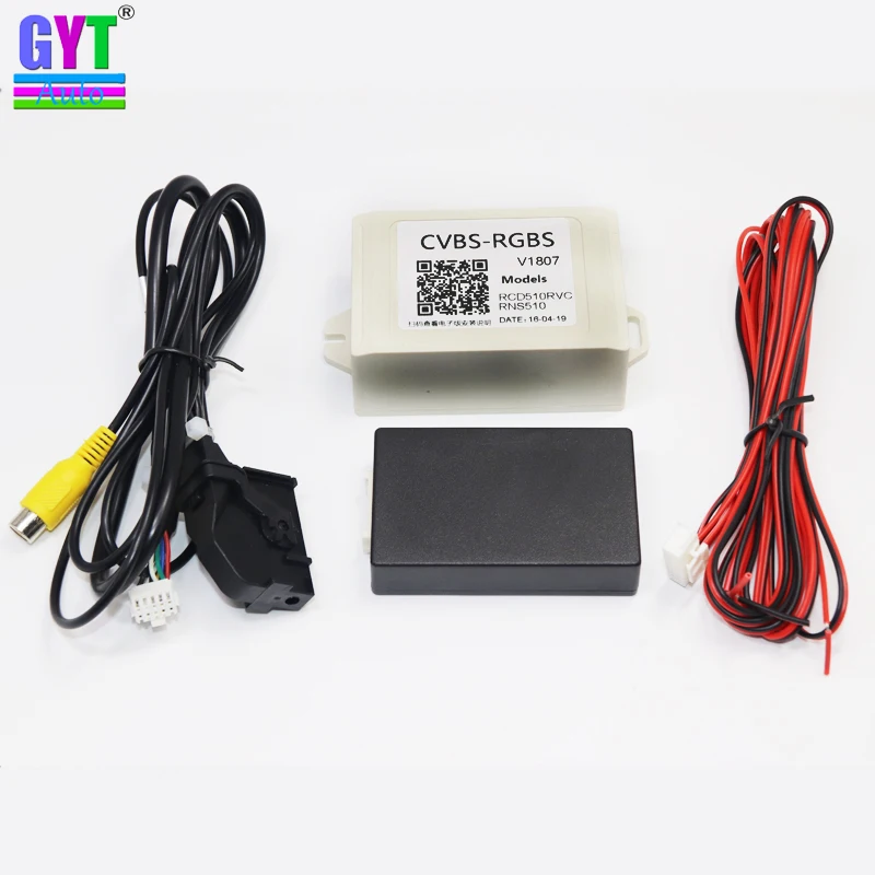 Декодер для Volkswagen VW RCD510 RNS315 RNS510 реверсивная камера заднего вида CVBS AV декодер RGB Conterver адаптер