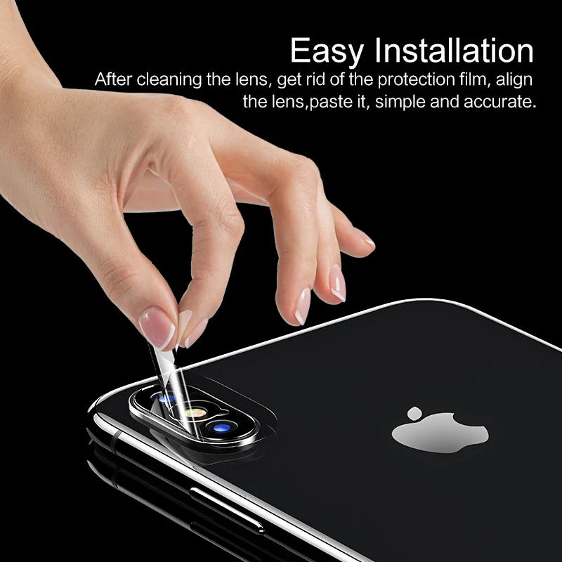 2 шт./лот для iPhone X USAMS Защитная пленка объектива камеры закаленное стекло 9H Gorilla Glass