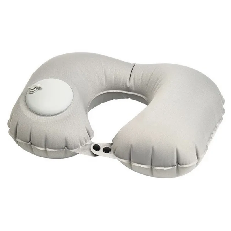 U-Shape Automatic Inflatable Travel Pillow Neck Car Air Pillows Cushion Folding Press Type | Автомобили и мотоциклы