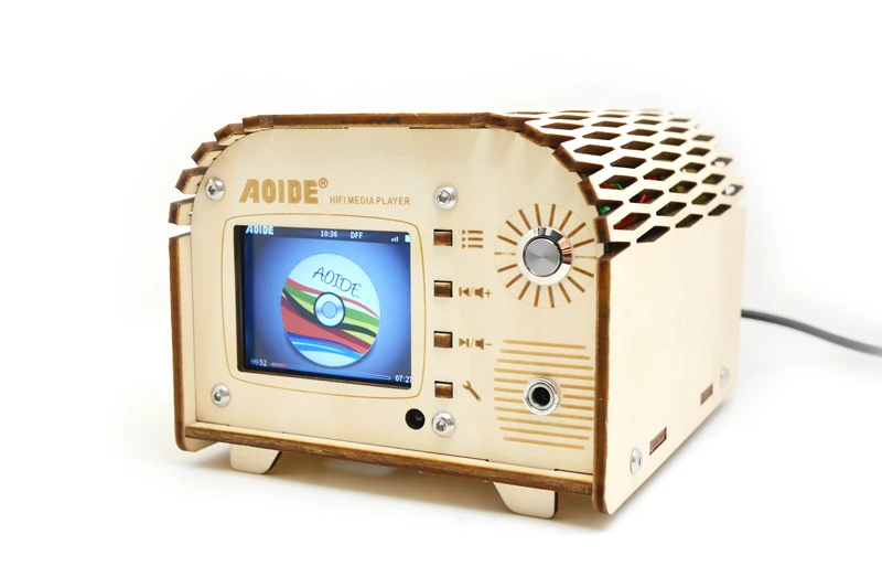 UGEEK Aoide DAC+ Hi-Fi Media Player | 2,2 дюймов сенсорный экран с 4 кнопками | 384 кГц/32-бит | с ИК-приемником поддерживается