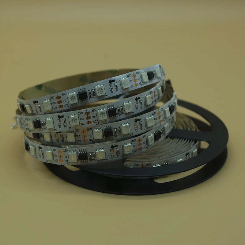Светодиодная лента WS2811 WS2812B WS2812 IC SMD 5050 5 в постоянного тока 12 В цифровая RGB