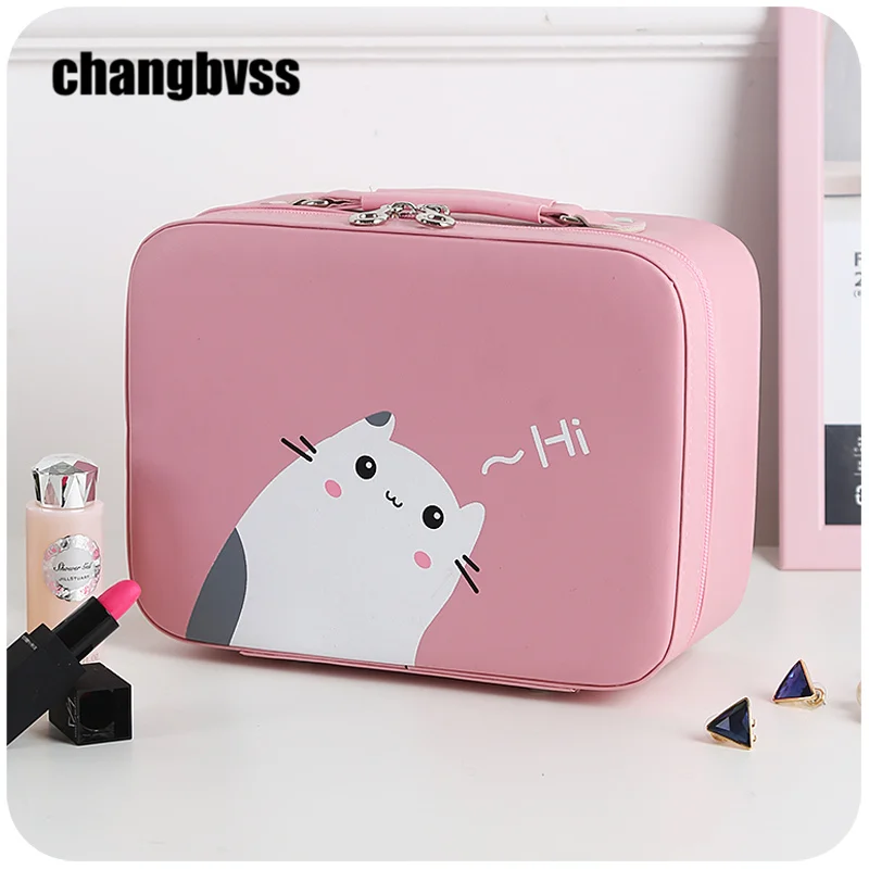 Милая мультяшная косметичка водонепроницаемая недорогая сумка-Органайзер для