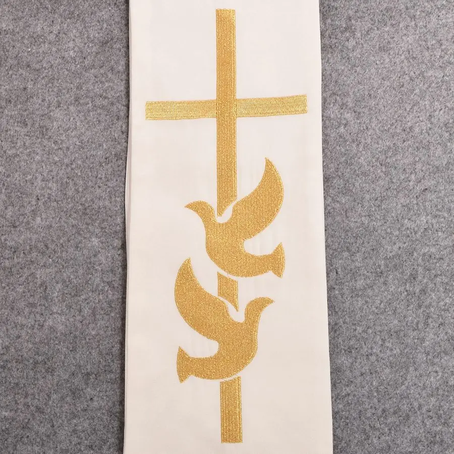 Свадебный палантин с вышивкой крестом длина 110 дюйма |