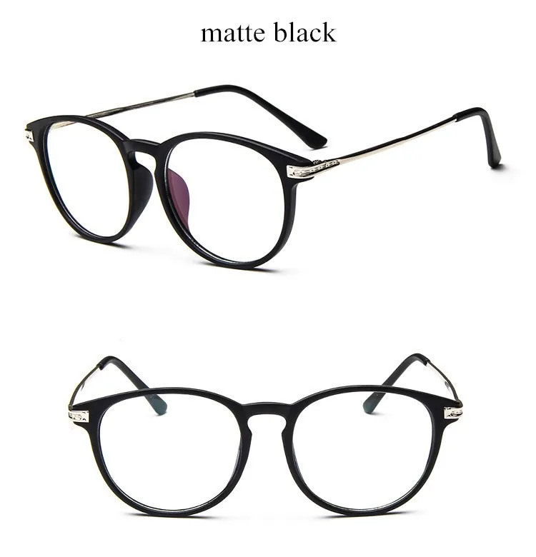 Ретро Круглые Gafas элегантные солнцезащитные очки модные Близорукость Оптические Компьютерные очки оправа простые очки Oculos De Grau Femininos