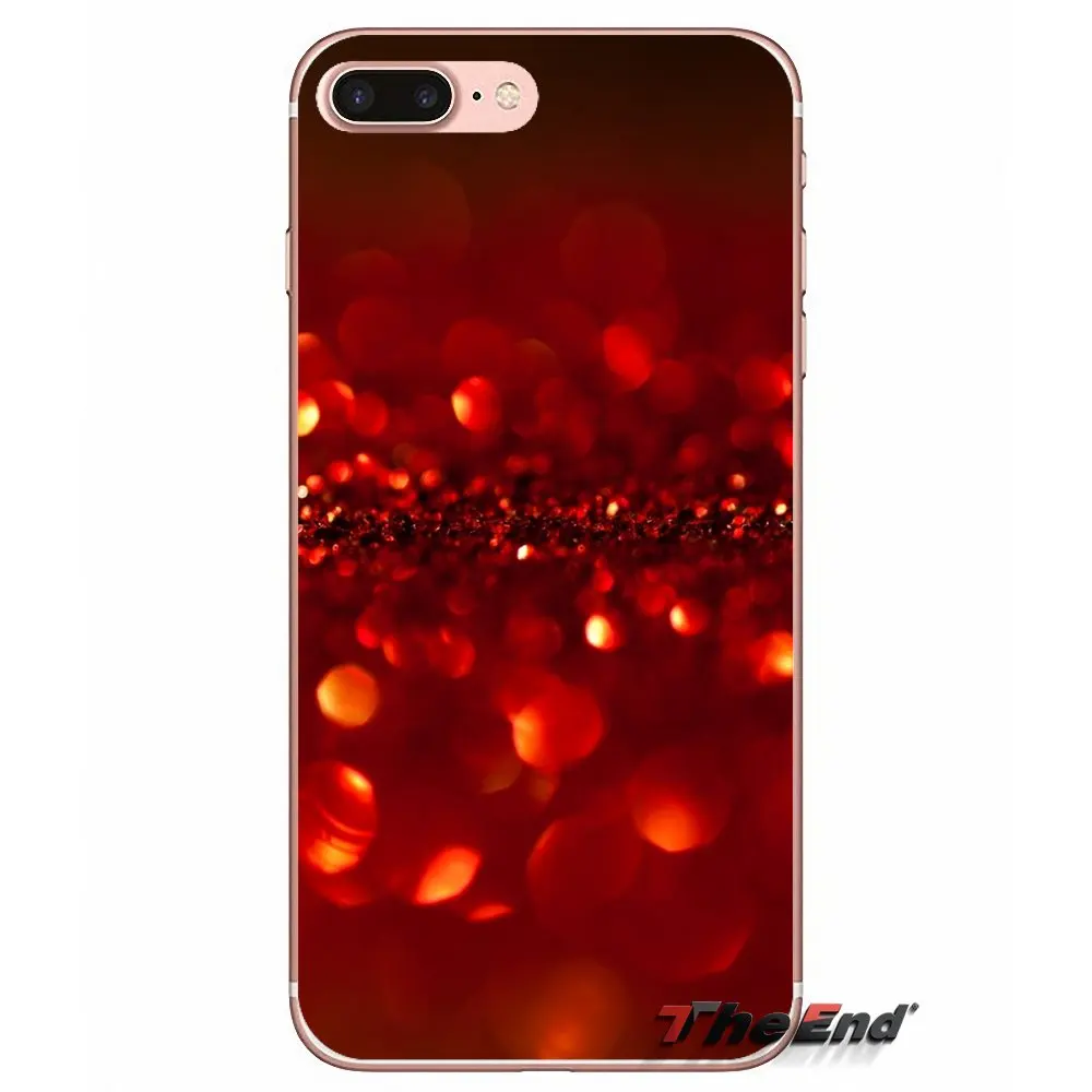 Для htc U11 один M7 M8 A9 M9 M10 E9 Desire 630 530 626 628 816 820 Motorola G G2 G3 ТПУ прозрачный чехол красный