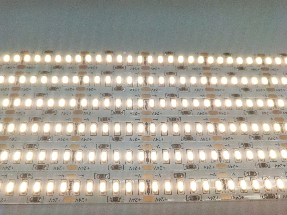 CRI> 90+ Ra SMD3014 светодиодные полосы света водонепроницаемый не водонепроницаемый 24 В 12-14LM 240 светодиодный 5 м 1200 светодиодный s для внутреннего непрерывного освещения