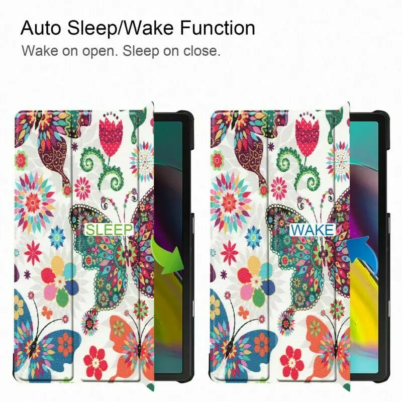 Чехол для Samsung Galaxy Tab S5E 10 5 2019 магнитный складной Смарт из искусственной кожи с