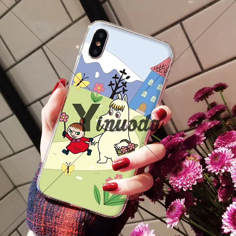 Yinuoda Moonmin Hippo милый мультяшный чехол с животными мягкий для телефона iPhone X XS MAX 6 6S 7