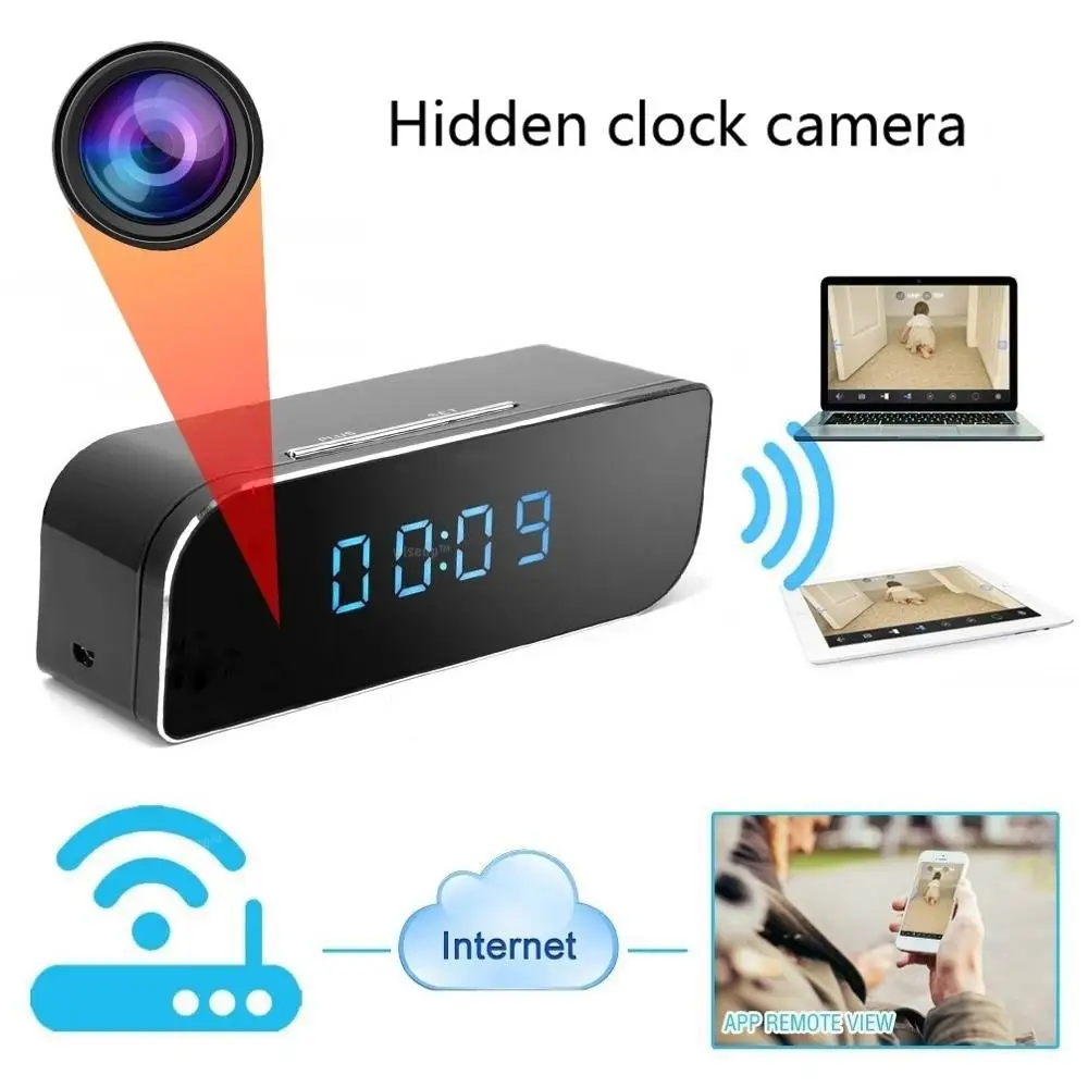 Мини 1080 P HD камера с будильником Wifi/IP беспроводной домашний безопасный