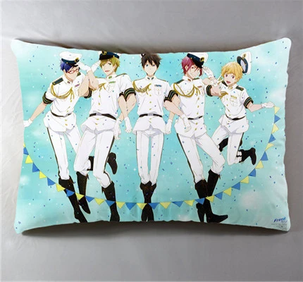 Аниме Манга бесплатно! IWatobi swim Club 40x60 см, наволочка, чехол для подушки, постельные принадлежности, чехол для подушки - Цвет: Светло-желтый