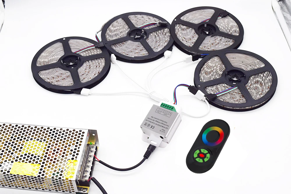 20 м 5050 RGB Светодиодные ленты светильник лента 60 светодиодов/м 15 10
