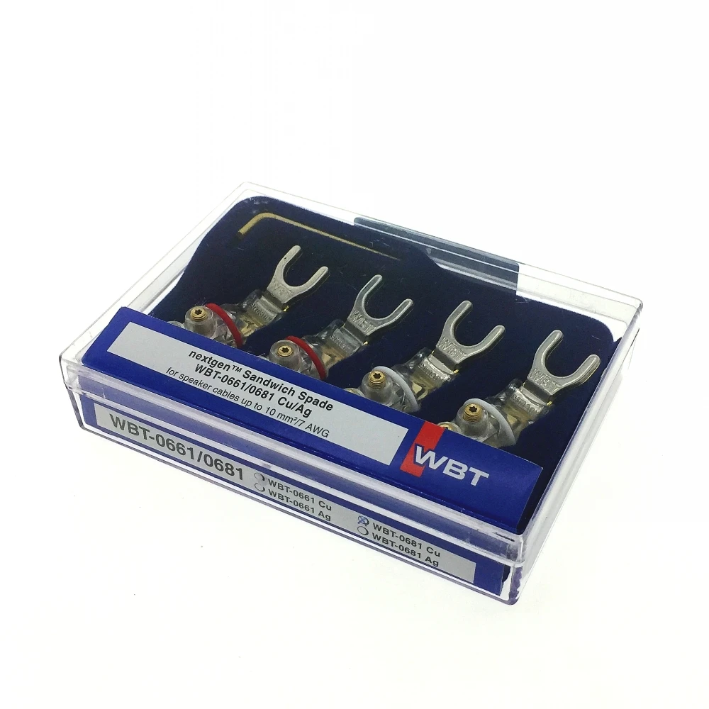 WBT- 0681Cu Topline Nextgen сэндвич-Лопатка соединитель колонки из чистой меди 4 шт. для
