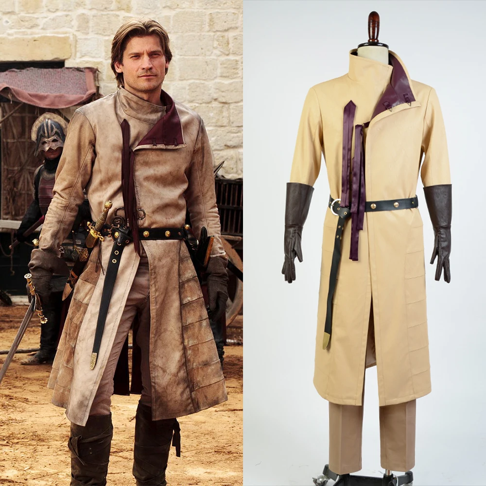 Костюм для костюмированной вечеринки Песнь льда Kingslayer Ser Jaime Lannister полный