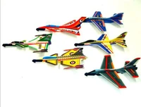 free ship 50x polystyrene foam classic shot flying glider planes children kids party toys games favors bag pinata stock fillers