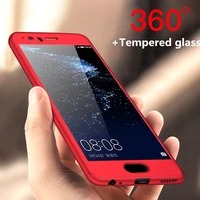 360 degree front back battery case for huawei p9lite mate9 pro p10 p10 plus full hard pc protect cover tempered glass fundas