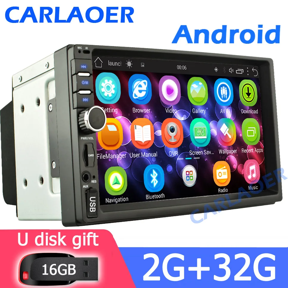 2G ram 2 din автомагнитола 2Din Android Автомагнитола мультимедийный плеер Авто Аудио для Nissan hyundai Kia toyata lada Chevrolet Ford BYD