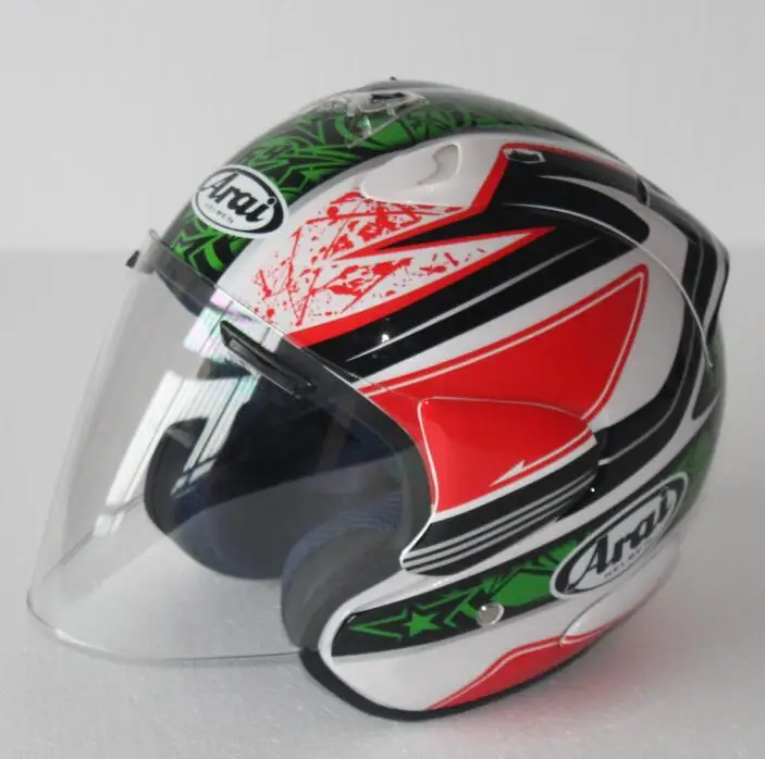 Design 2 ARAI 3/4 шлем мотоциклетный шлем полушлем открытый шлем-каска для мотокросса Размер: S M L XL XXL, Capacete - Цвет: Design 2