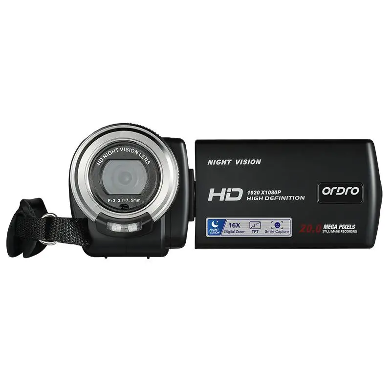 Видео Камера Full HD 16X цифровой зум Запись видеокамера w/3 0 дюймов Вращающийся ЖК