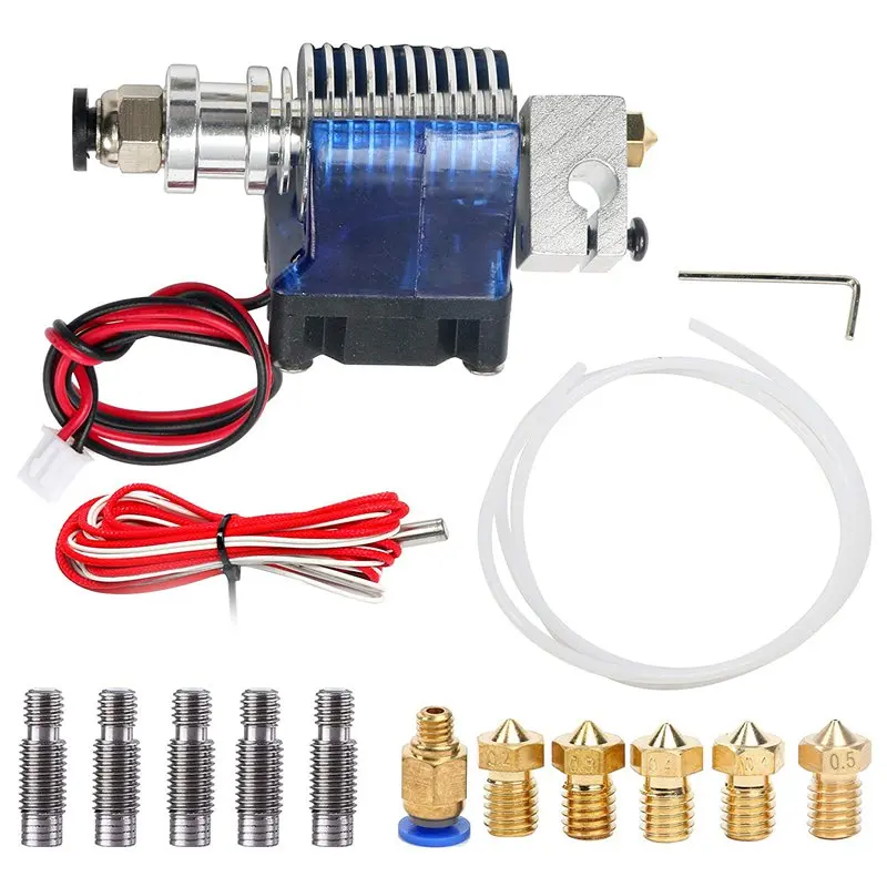 Все металлические головки J Style Hotend Полный комплект с 5 шт. экструдер печатающая