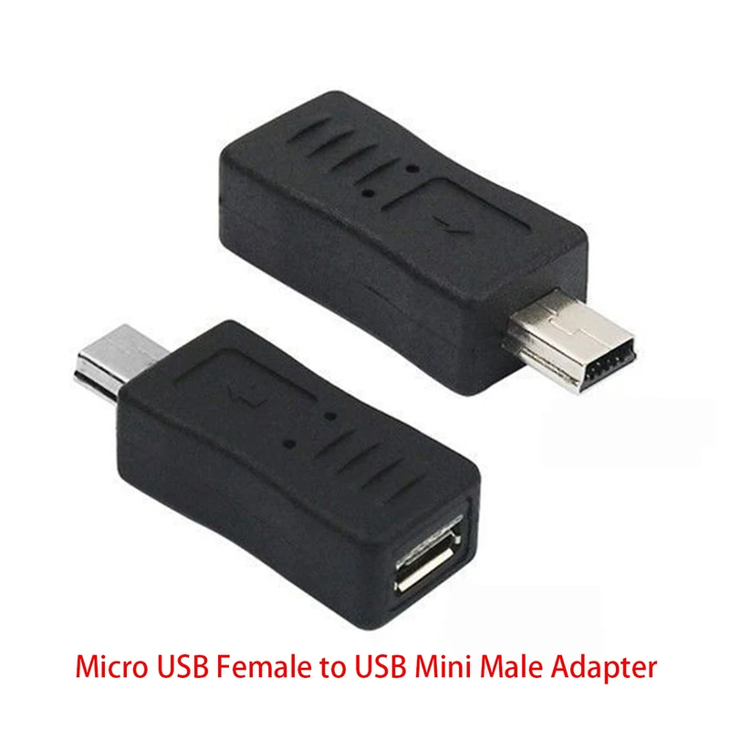 Micro USB Женский к мини Мужской адаптер конвертер зарядное устройство удобно