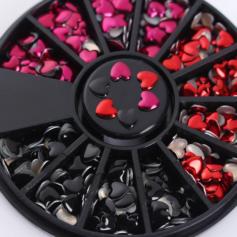 1 коробка разноцветные хамелеоны Стразы для ногтей блестящие маленькие бусины