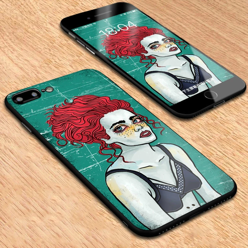 Y-ZU чехол для телефона iPhone 6 6s 7 8 6/7/8 plus X личности оригинальный Bad girl рука оболочки