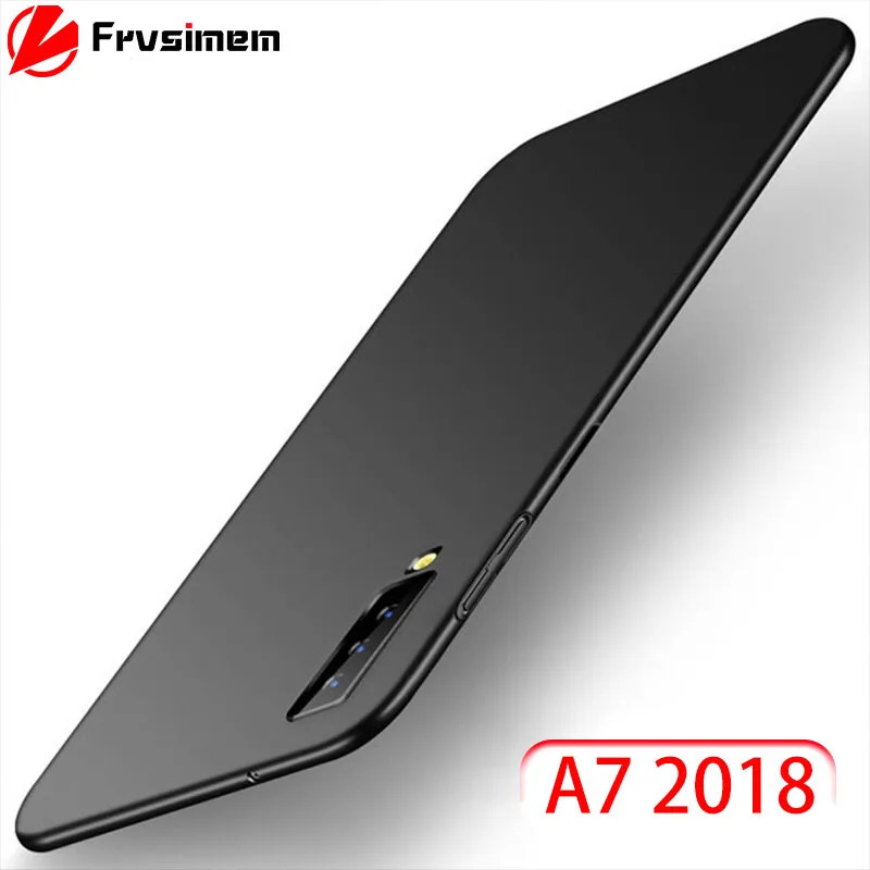 Полный чехол для Samsung Galaxy A7 2018 A750 A10 A10E A20 A20E A30 A40 A50 A70 M10 M20 2019 Жесткий ПК матовый