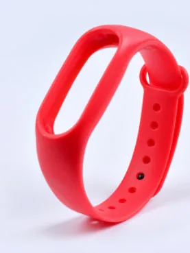 Red watch strap M3 спортивный умный Браслет, фитнес-трекер для здоровья и сна, монитор сердечного ритма, умный Браслет, цветной ЖК-экран, часы для Android iOS - Цвет: Red watch strap