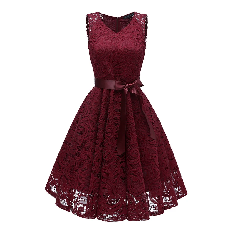Ruiyige 2018 Summer Sexy A Line Lace Party Dress Women V Neck Sleeveless Evening Elegant Dresses Mini Prom Vestidos Female | Женская