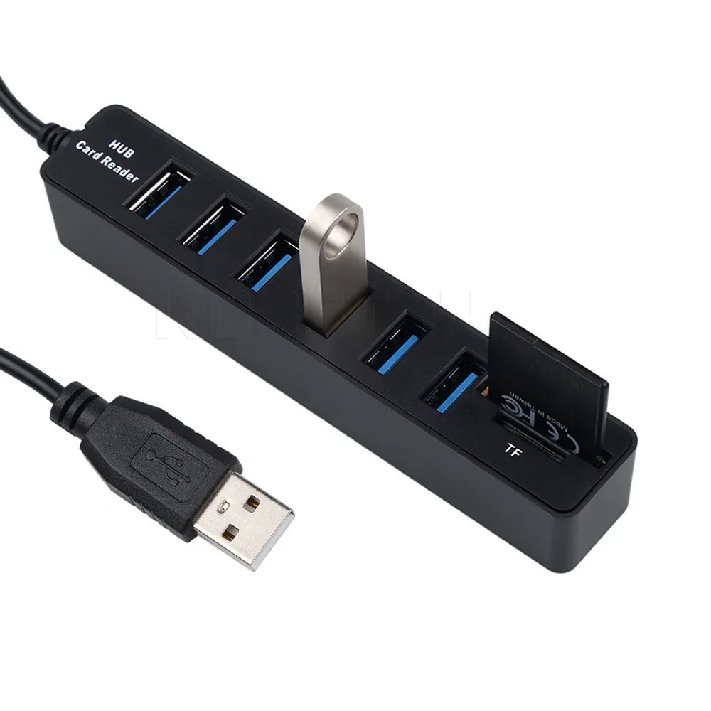 Usb хаб Kebidu 3/6 портов расширитель концентратора высокоскоростной Мульти USB