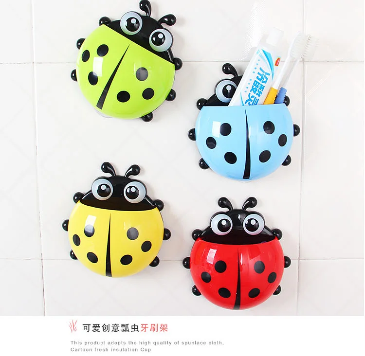 1 шт. милая божья коровка присоска зубная паста костюм детский подарок держатель