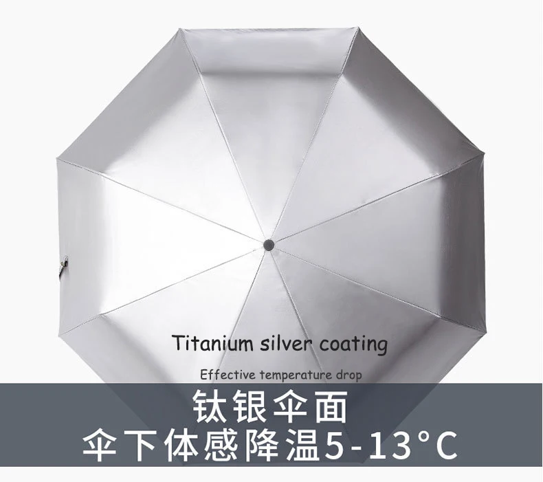Fashion Silver Reflective Umbrella Rain Women Anti UV Windproof Folding Umbrellas Travel Business Umbrella Man parasol Paraguas зонт прозрачный